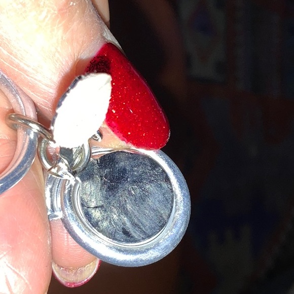 Jeff Lieb Modernist Geometric Clip Earrings Silver-Tone Metal & Clear Stone - Picture 8 of 9